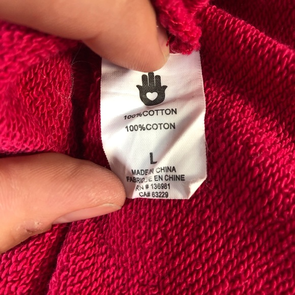 Spiritual Gangster women’s pink LOVE sweatshirt pull over crew neck large - Picture 8 of 8